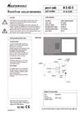 Panel frame M-3-AD (MasterVision series 3)